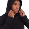 Teton pullover hoodie black detail view