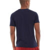 Blue tee rear view