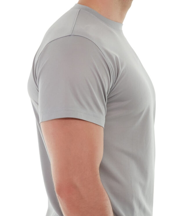 Gray tee detail view