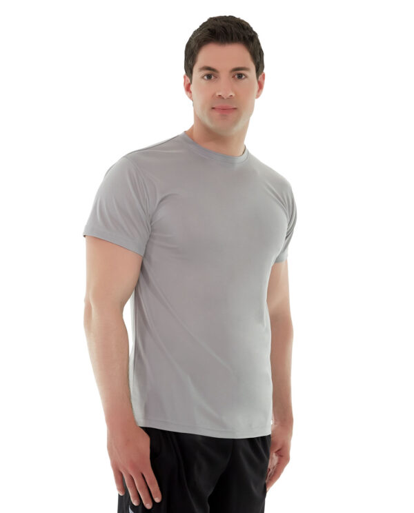 Gray tee front view